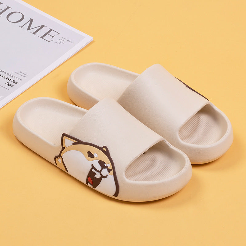 Incisor Shiba Inu Cartoon Indoor Slippers - Bellarte Enchanté Incisor Shiba Inu Cartoon Indoor Slippers