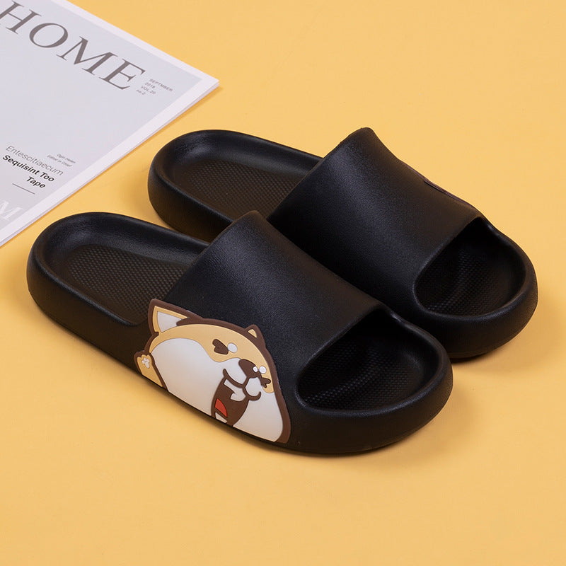 Incisor Shiba Inu Cartoon Indoor Slippers - Bellarte Enchanté Incisor Shiba Inu Cartoon Indoor Slippers