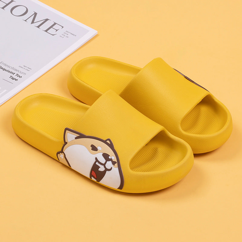 Incisor Shiba Inu Cartoon Indoor Slippers - Bellarte Enchanté Incisor Shiba Inu Cartoon Indoor Slippers