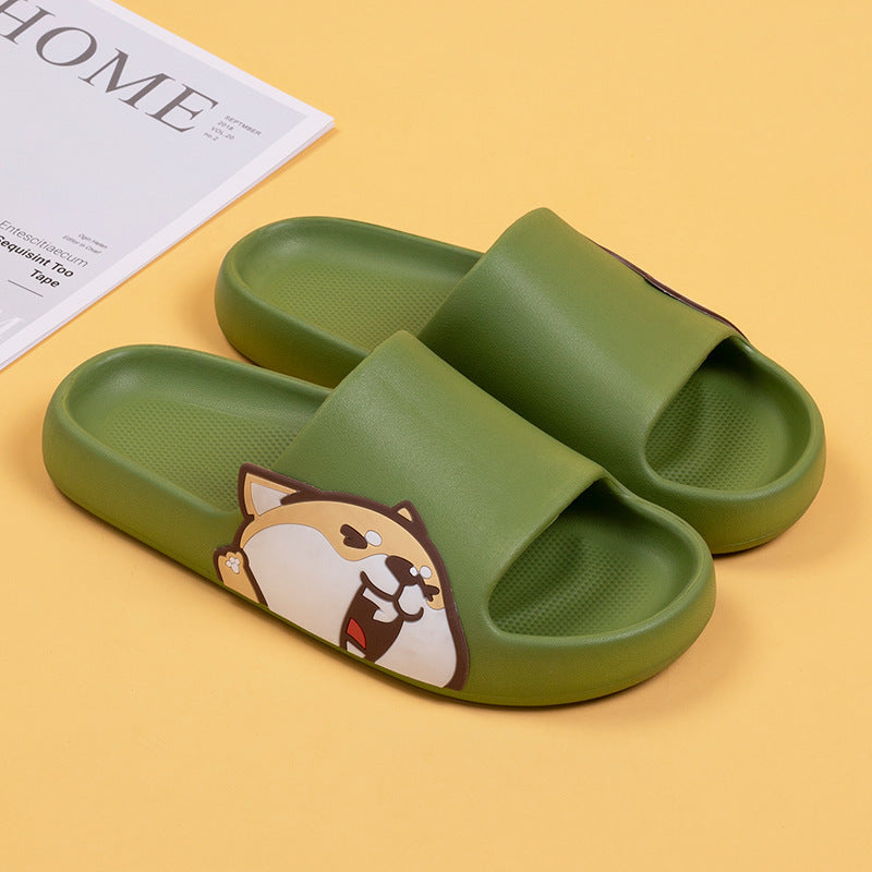 Incisor Shiba Inu Cartoon Indoor Slippers - Bellarte Enchanté Incisor Shiba Inu Cartoon Indoor Slippers