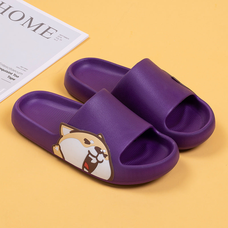Incisor Shiba Inu Cartoon Indoor Slippers - Bellarte Enchanté Incisor Shiba Inu Cartoon Indoor Slippers