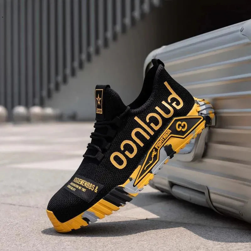 Indestructible Steel Toe Work Shoes For Men - Bellarte Enchanté Indestructible Steel Toe Work Shoes For Men