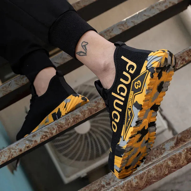 Indestructible Steel Toe Work Shoes For Men - Bellarte Enchanté Indestructible Steel Toe Work Shoes For Men