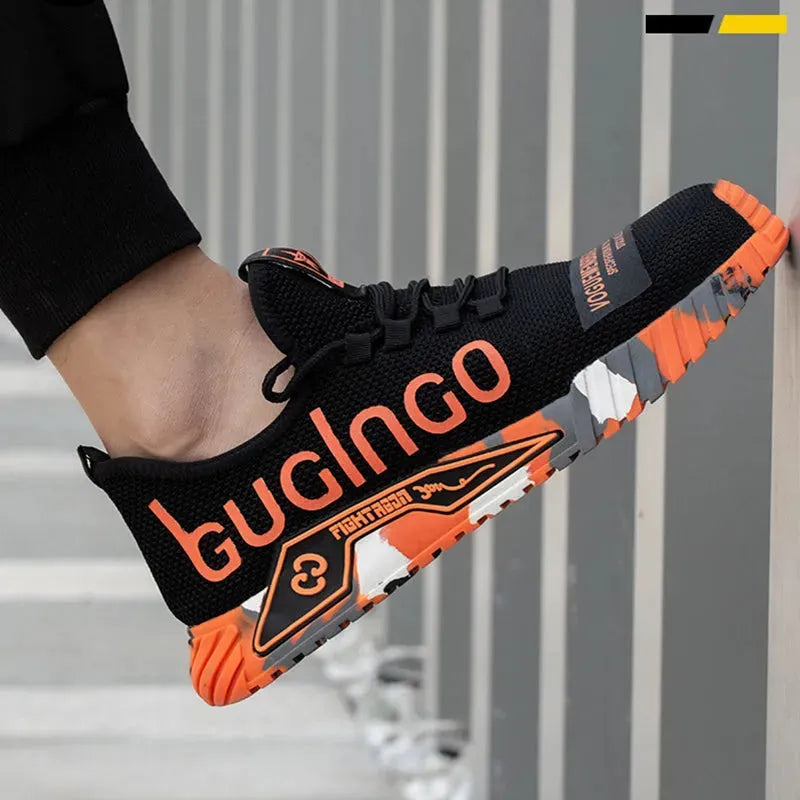 Indestructible Steel Toe Work Shoes For Men - Bellarte Enchanté Indestructible Steel Toe Work Shoes For Men