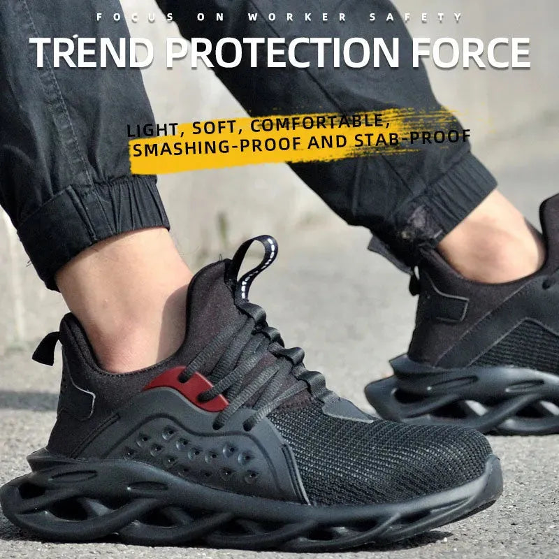Indestructible Work Shoes Sneakers Men Anti-puncture Safety - Bellarte Enchanté Indestructible Work Shoes Sneakers Men Anti-puncture Safety