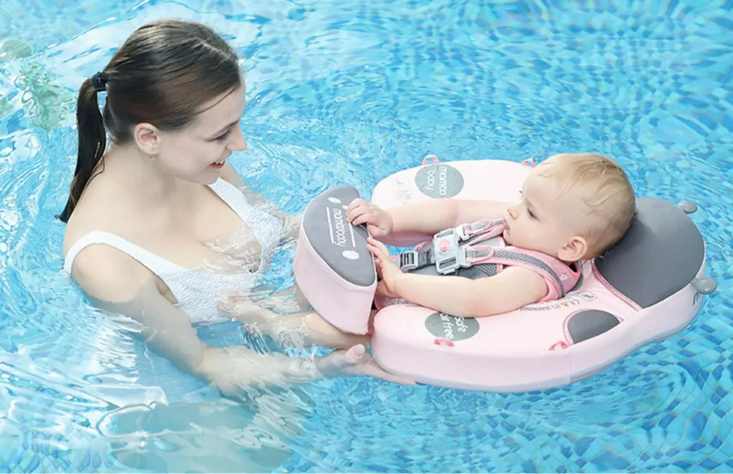 Infant And Toddler Swimming Ring Sunscreen And Sunshade - Bellarte Enchanté Infant And Toddler Swimming Ring Sunscreen And Sunshade