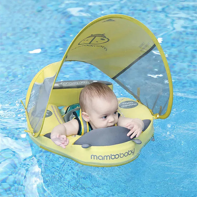Infant And Toddler Swimming Ring Sunscreen And Sunshade - Bellarte Enchanté Infant And Toddler Swimming Ring Sunscreen And Sunshade