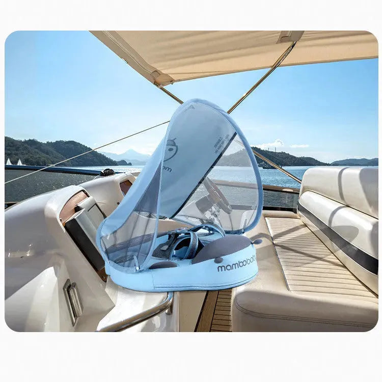 Infant And Toddler Swimming Ring Sunscreen And Sunshade - Bellarte Enchanté Infant And Toddler Swimming Ring Sunscreen And Sunshade