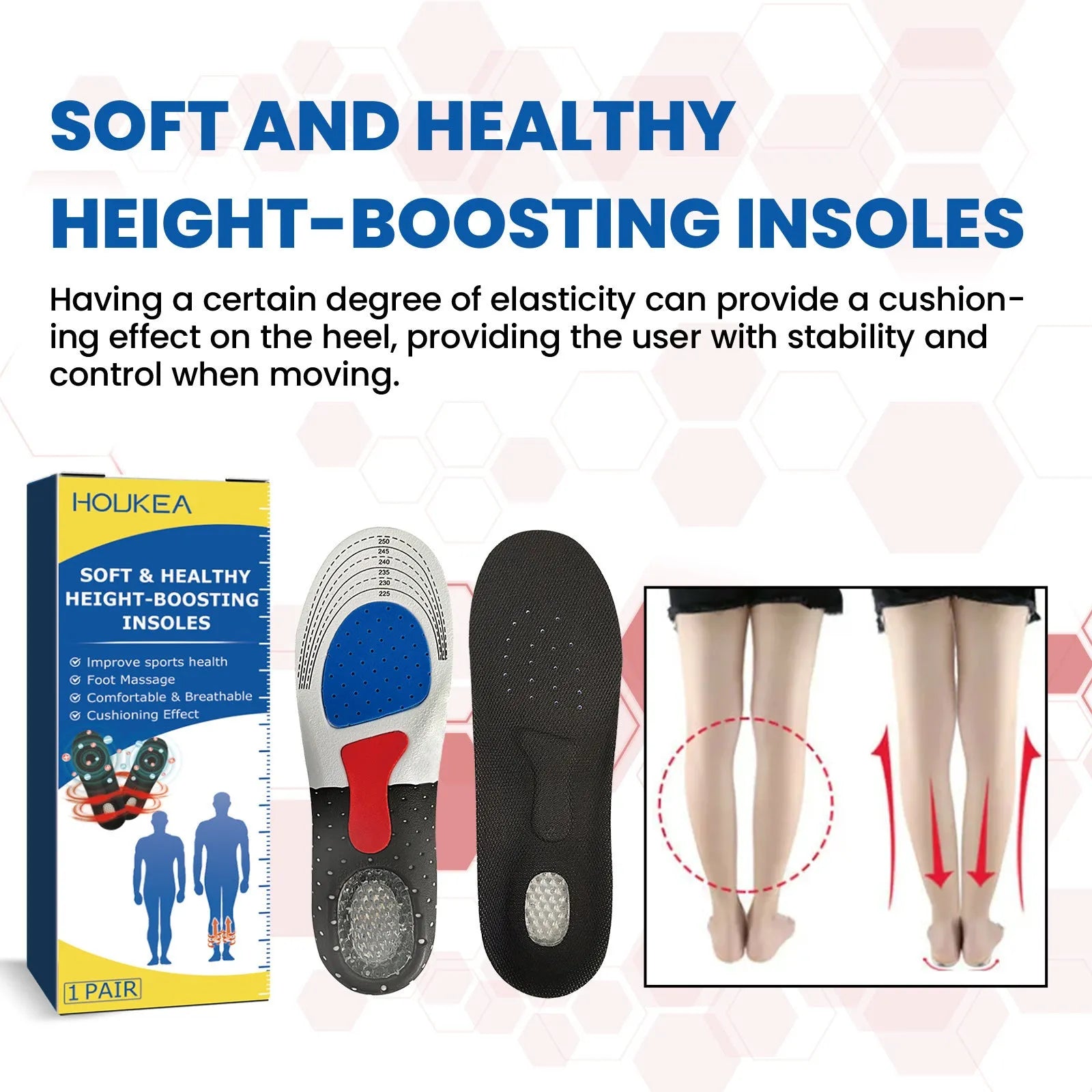 Insole Promotes Non-slip Wear-resistant Arch Support - Bellarte Enchanté Insole Promotes Non-slip Wear-resistant Arch Support
