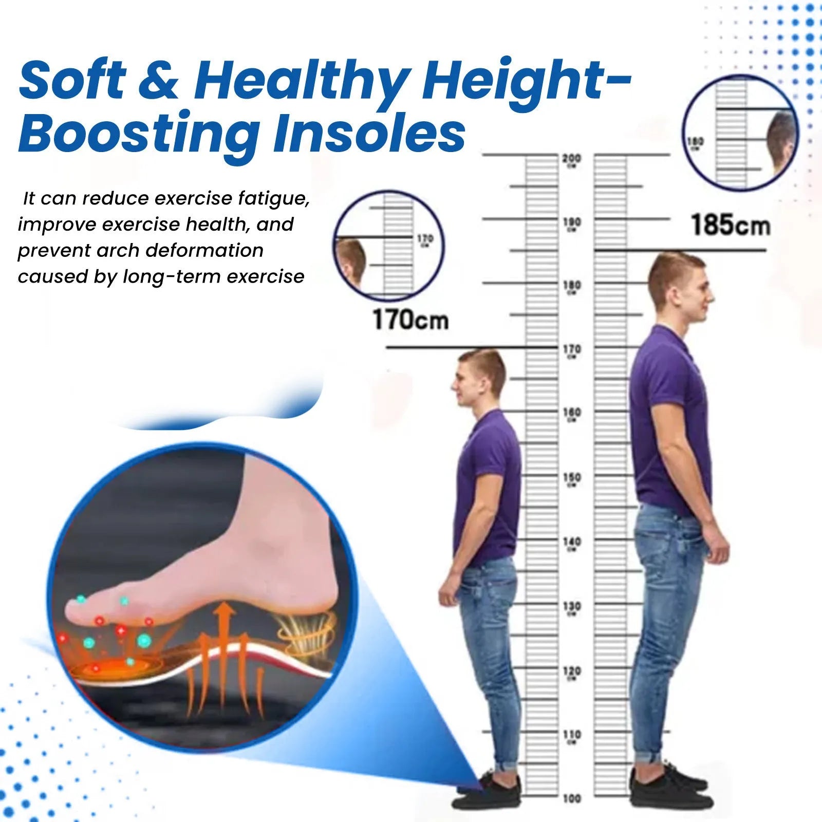 Insole Promotes Non-slip Wear-resistant Arch Support - Bellarte Enchanté Insole Promotes Non-slip Wear-resistant Arch Support