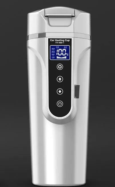 Intelligent Digital Display Car Electric Hot Water Cup For Car - Bellarte Enchanté Intelligent Digital Display Car Electric Hot Water Cup For Car