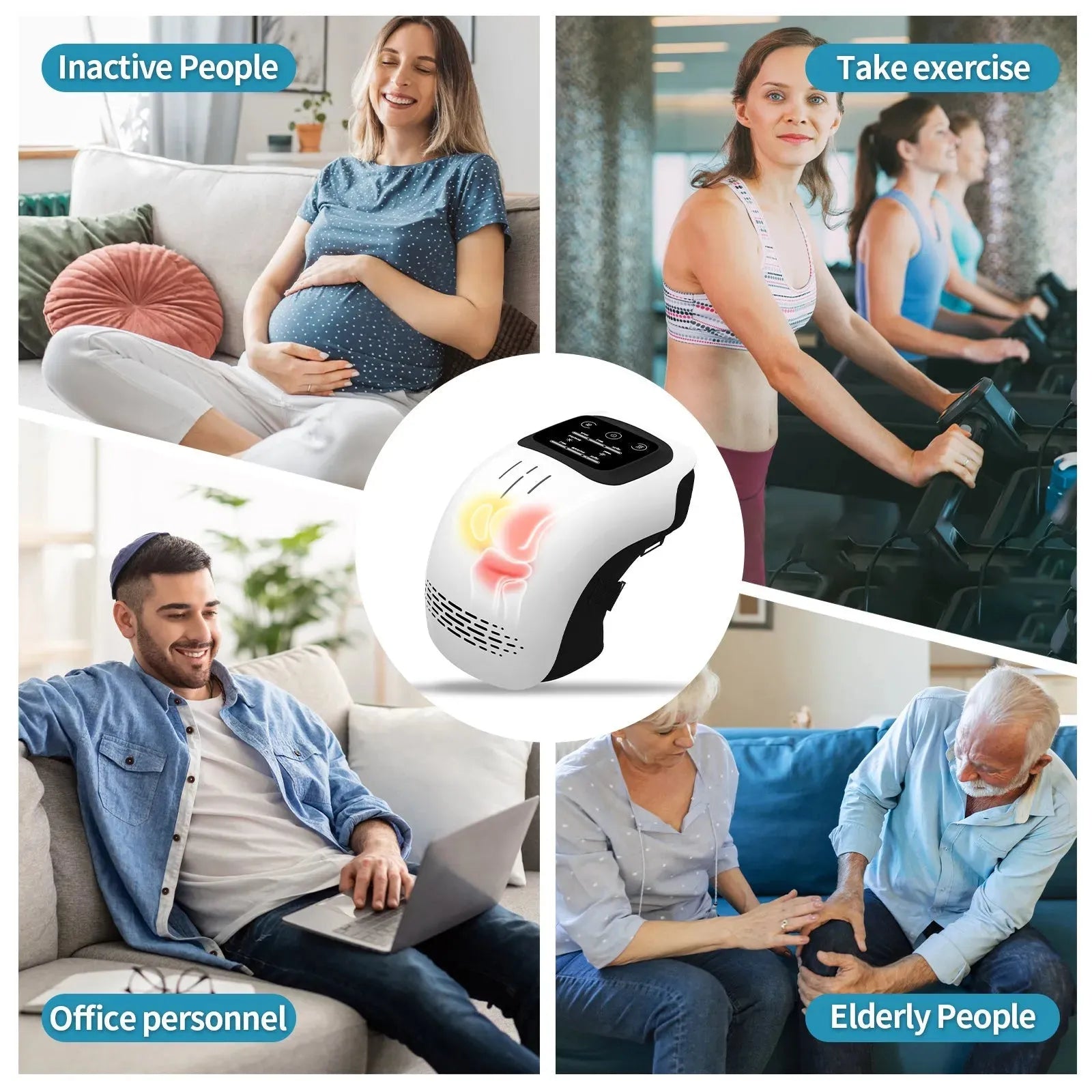 Intelligent Knee Massager Electric Knee Physiotherapy - Bellarte Enchanté Intelligent Knee Massager Electric Knee Physiotherapy