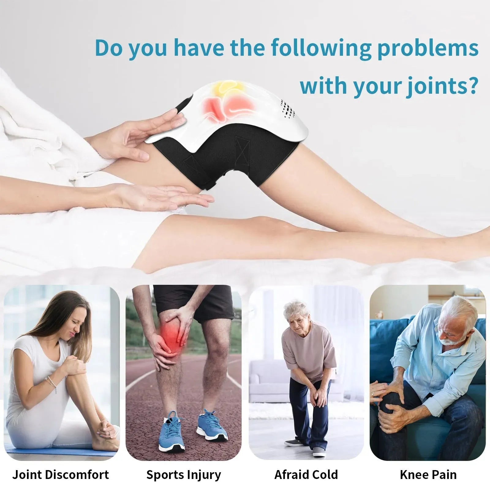 Intelligent Knee Massager Electric Knee Physiotherapy - Bellarte Enchanté Intelligent Knee Massager Electric Knee Physiotherapy
