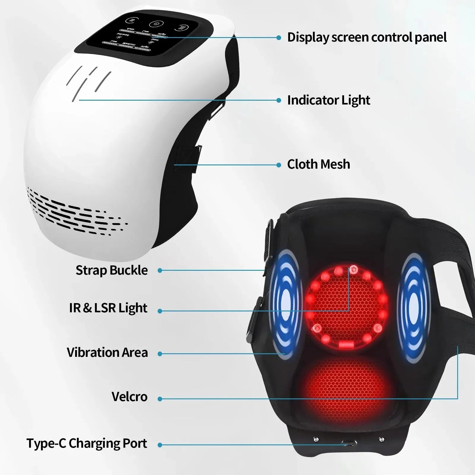 Intelligent Knee Massager Electric Knee Physiotherapy - Bellarte Enchanté Intelligent Knee Massager Electric Knee Physiotherapy
