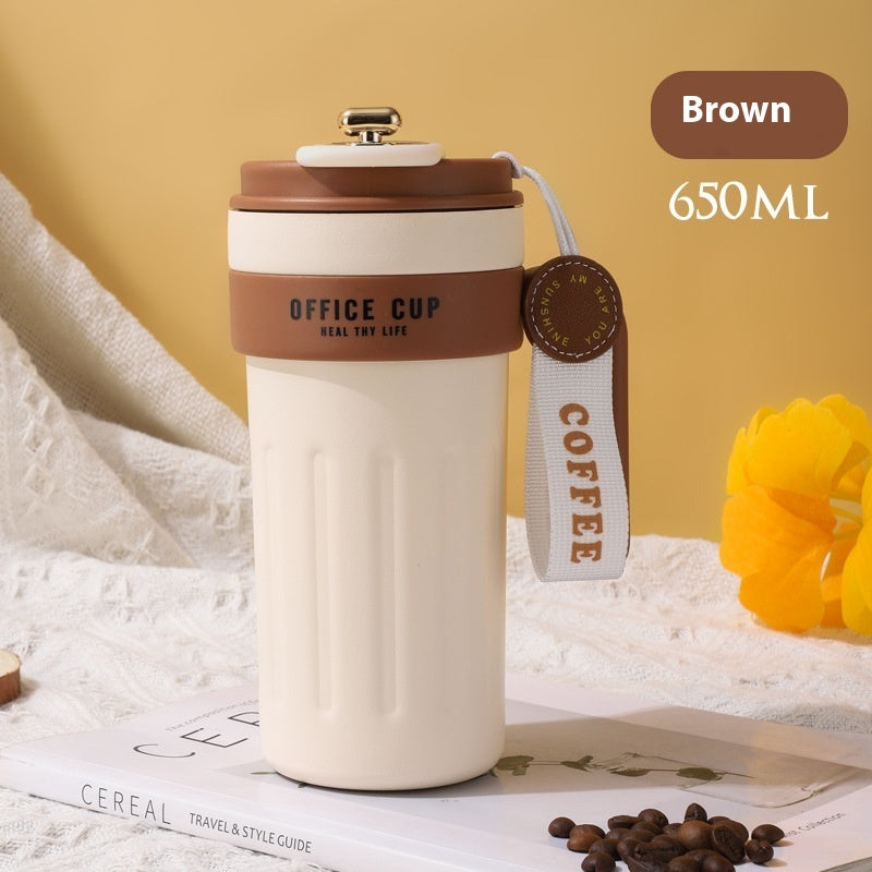 Intelligent Temperature Display Coffee Cup 316 Stainless Steel - Bellarte Enchanté Intelligent Temperature Display Coffee Cup 316 Stainless Steel