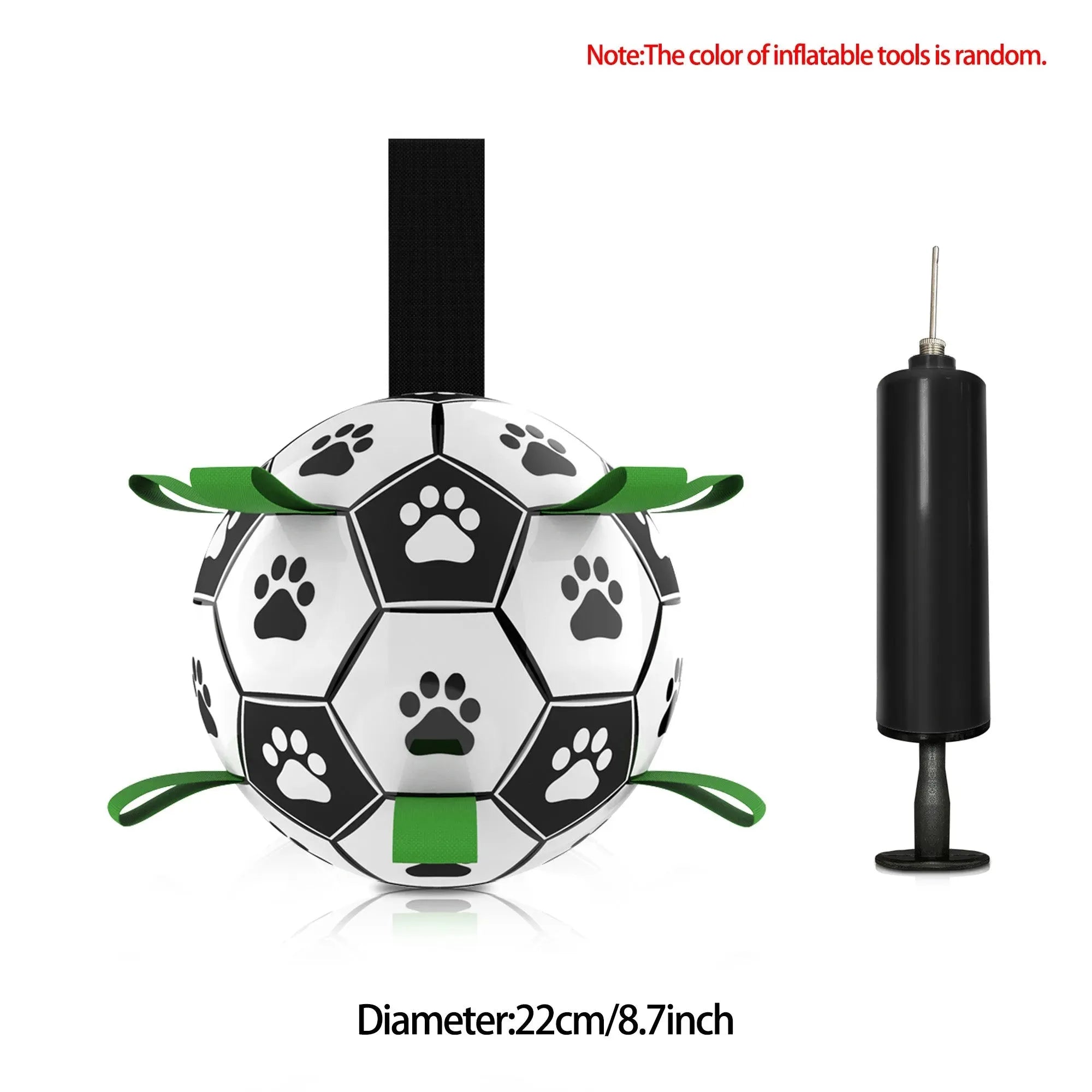 Interactive Dog Football Toy Soccer Ball Inflated Training Toy For Dogs - Bellarte Enchanté Interactive Dog Football Toy Soccer Ball Inflated Training Toy For Dogs