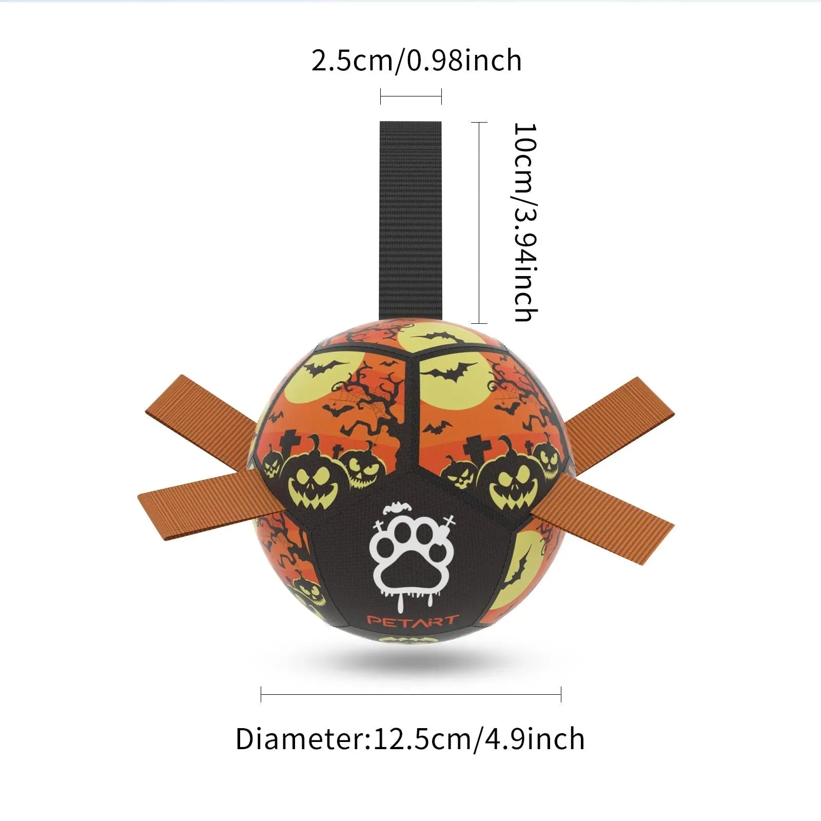Interactive Dog Football Toy Soccer Ball Inflated Training Toy For Dogs - Bellarte Enchanté Interactive Dog Football Toy Soccer Ball Inflated Training Toy For Dogs