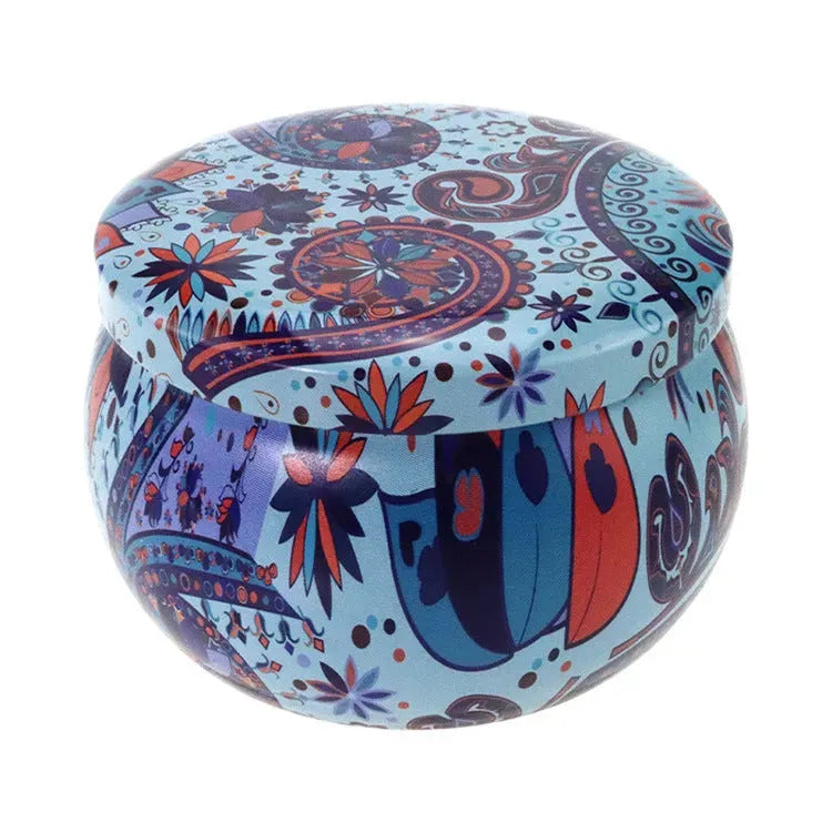 Iron Sealed Aromatherapy Candle Jar Empty Candy Tea Packaging Box - Bellarte Enchanté Iron Sealed Aromatherapy Candle Jar Empty Candy Tea Packaging Box