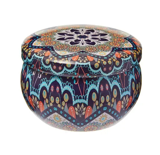 Iron Sealed Aromatherapy Candle Jar Empty Candy Tea Packaging Box - Bellarte Enchanté Iron Sealed Aromatherapy Candle Jar Empty Candy Tea Packaging Box