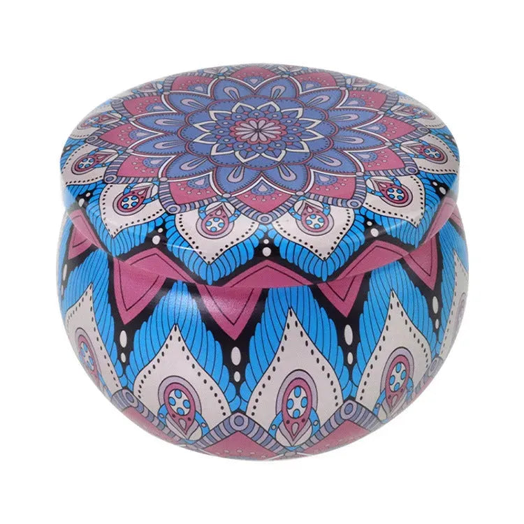 Iron Sealed Aromatherapy Candle Jar Empty Candy Tea Packaging Box - Bellarte Enchanté Iron Sealed Aromatherapy Candle Jar Empty Candy Tea Packaging Box