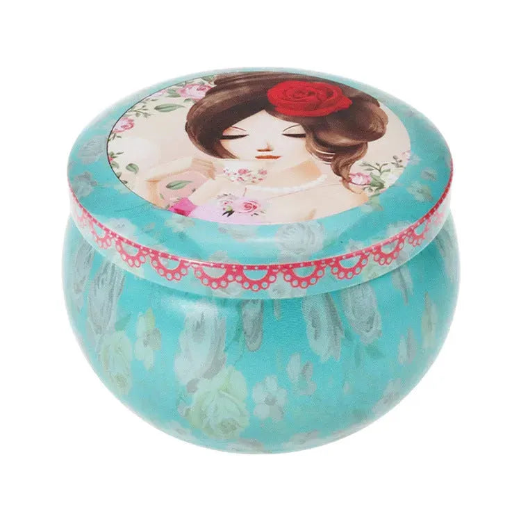 Iron Sealed Aromatherapy Candle Jar Empty Candy Tea Packaging Box - Bellarte Enchanté Iron Sealed Aromatherapy Candle Jar Empty Candy Tea Packaging Box