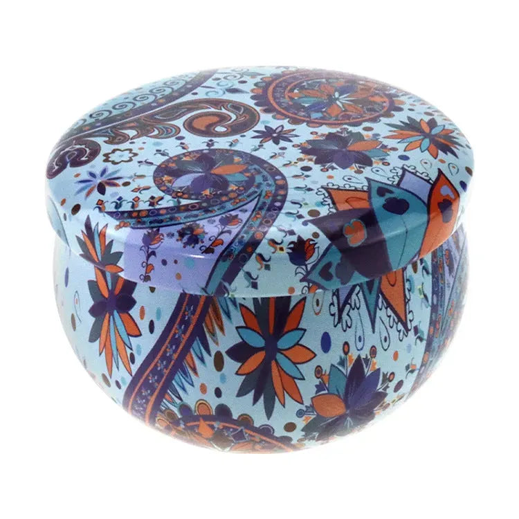 Iron Sealed Aromatherapy Candle Jar Empty Candy Tea Packaging Box - Bellarte Enchanté Iron Sealed Aromatherapy Candle Jar Empty Candy Tea Packaging Box