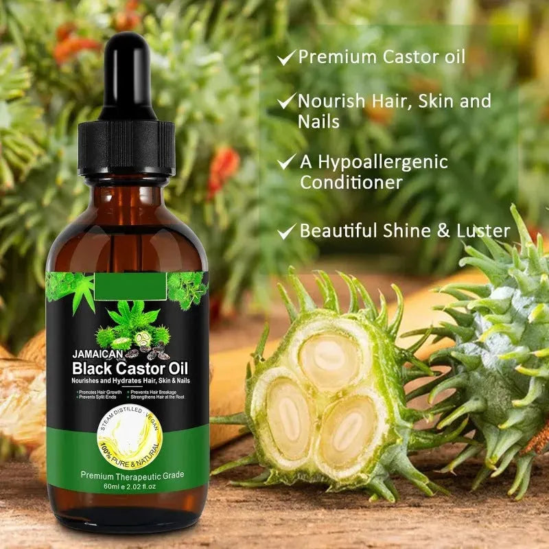 Jamaica Black Castor Oil Soothing Oil - Bellarte Enchanté Jamaica Black Castor Oil Soothing Oil