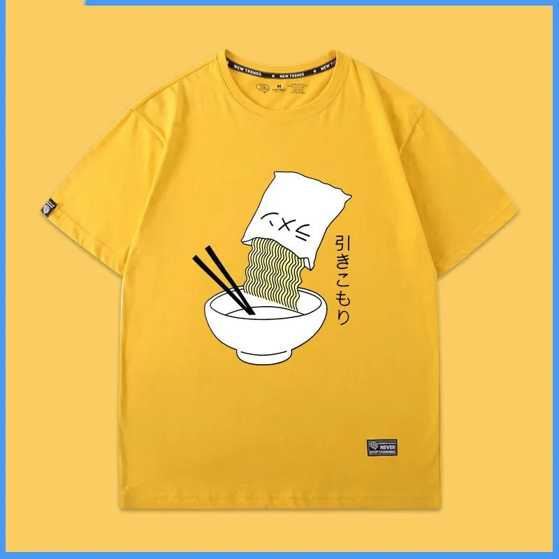 Japanese Harajuku Style Men's T Shirt - Bellarte Enchanté Japanese Harajuku Style Men's T Shirt