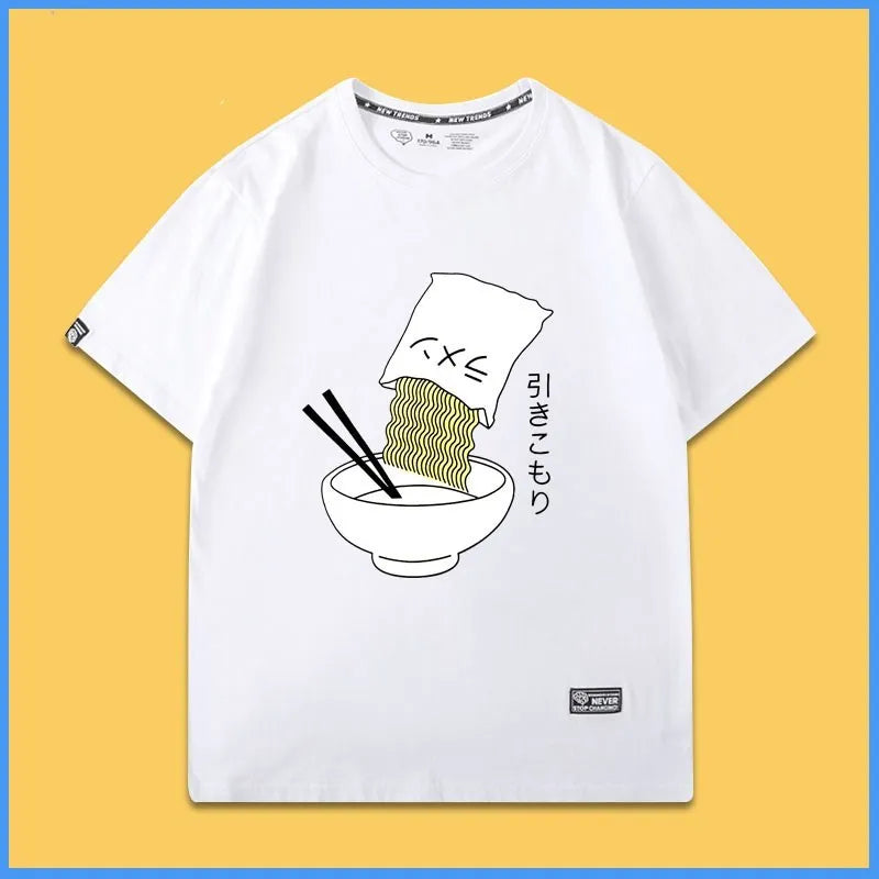 Japanese Harajuku Style Men's T Shirt - Bellarte Enchanté Japanese Harajuku Style Men's T Shirt