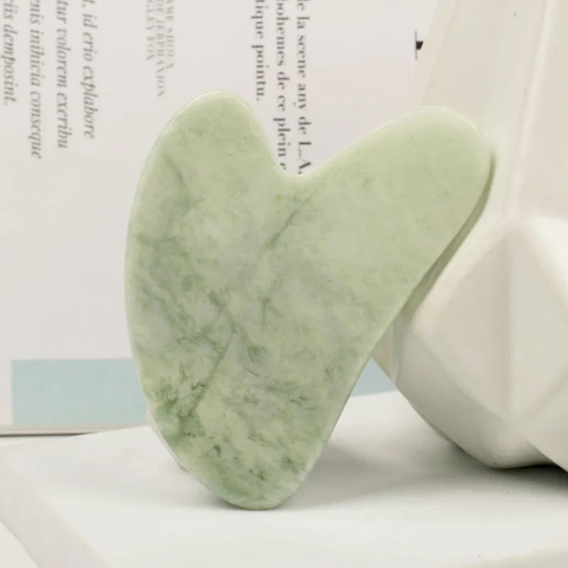 Johor Bahru Jade Heart-Shaped Facial Beauty Massage Scraping Board - Bellarte Enchanté Johor Bahru Jade Heart-Shaped Facial Beauty Massage Scraping Board