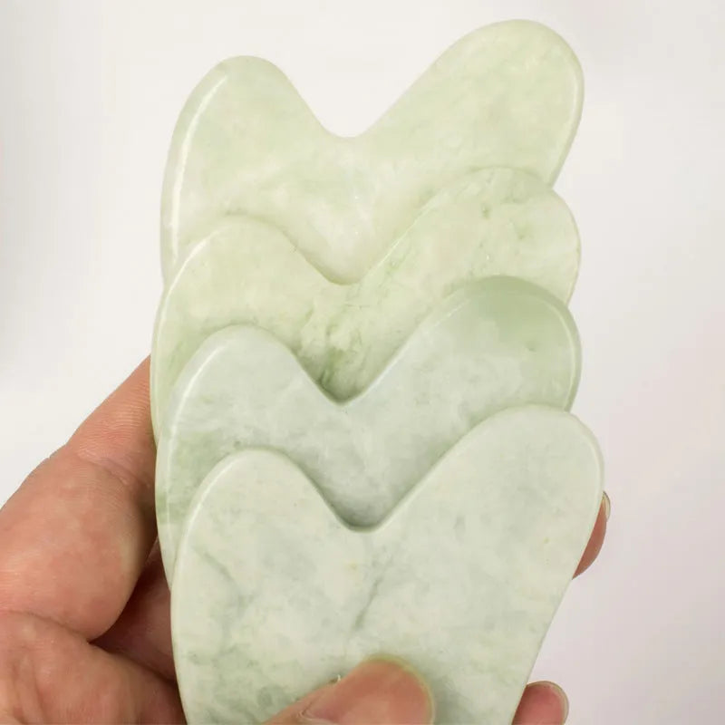 Johor Bahru Jade Heart-Shaped Facial Beauty Massage Scraping Board - Bellarte Enchanté Johor Bahru Jade Heart-Shaped Facial Beauty Massage Scraping Board