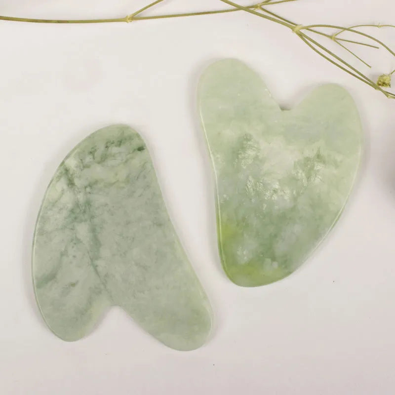 Johor Bahru Jade Heart-Shaped Facial Beauty Massage Scraping Board - Bellarte Enchanté Johor Bahru Jade Heart-Shaped Facial Beauty Massage Scraping Board