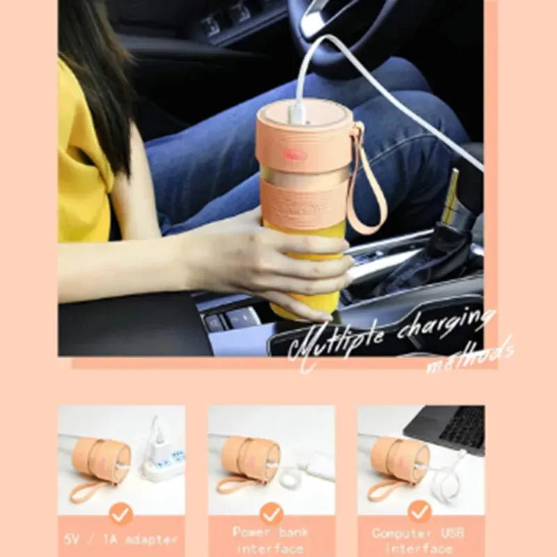 Juicer Juicer Cup Fruit Machine Portable USB Charging - Bellarte Enchanté Juicer Juicer Cup Fruit Machine Portable USB Charging