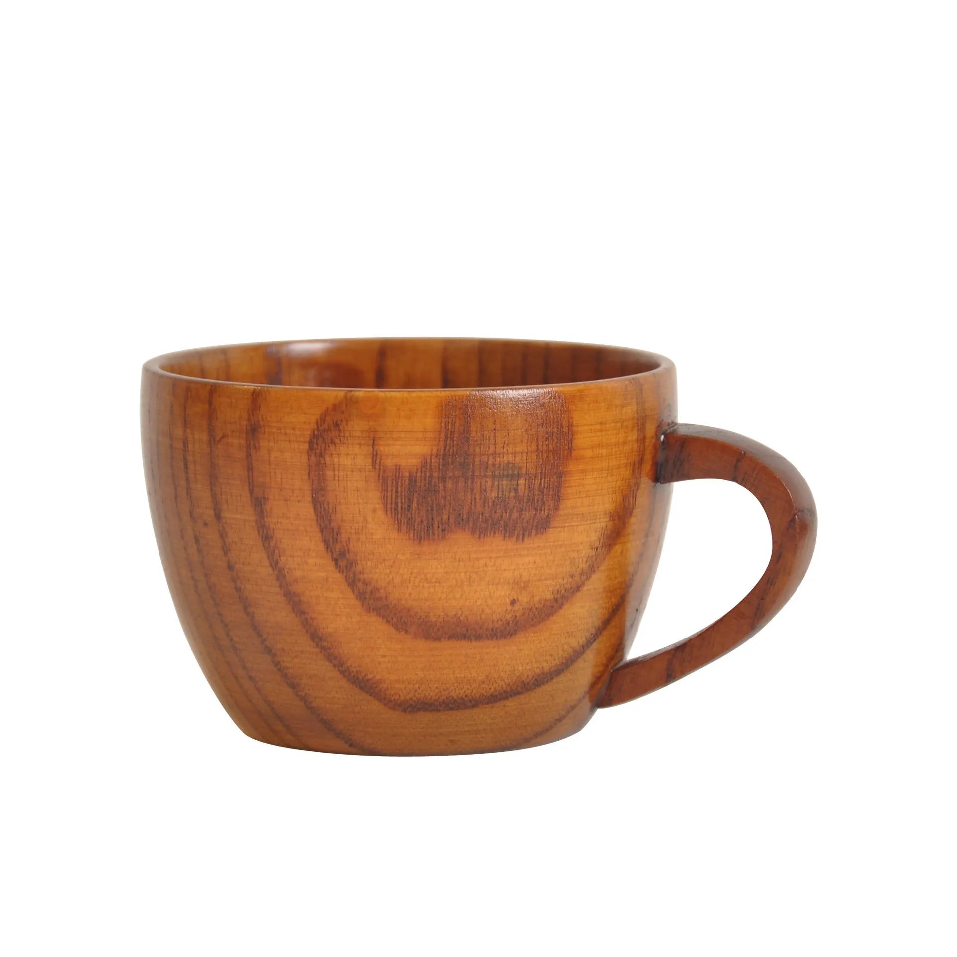 Jujube wooden flat bottom coffee cup - Bellarte Enchanté Jujube wooden flat bottom coffee cup