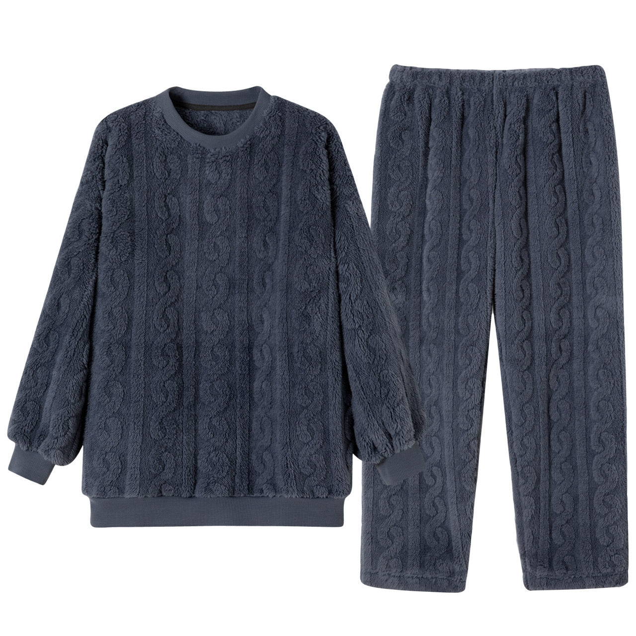 Keep Warm Thickened Flannel Housewear Fashion Suit - Bellarte Enchanté Keep Warm Thickened Flannel Housewear Fashion Suit