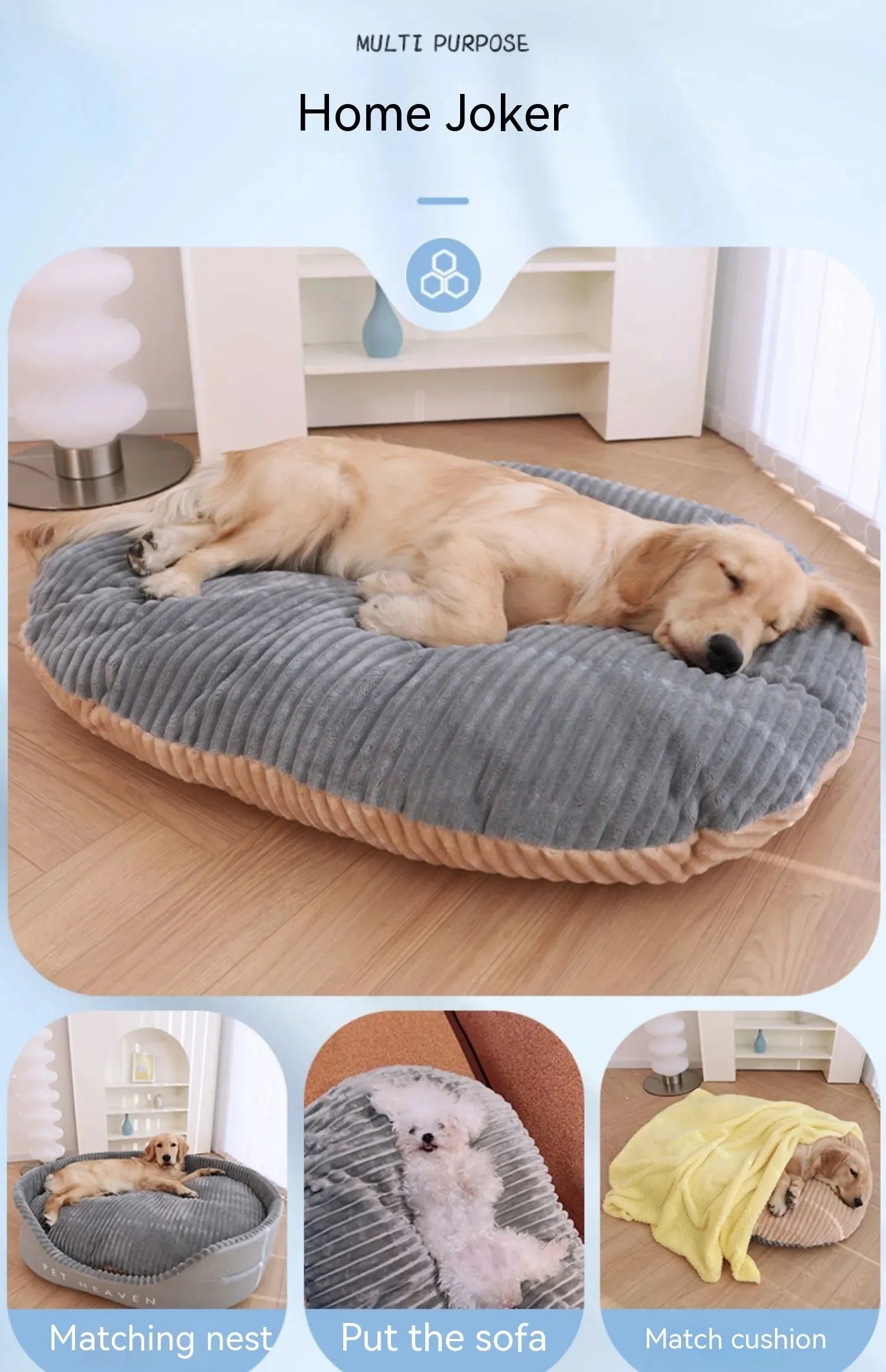 Kennel Four Seasons Universal Floor Mat Dog Mattress - Bellarte Enchanté Kennel Four Seasons Universal Floor Mat Dog Mattress