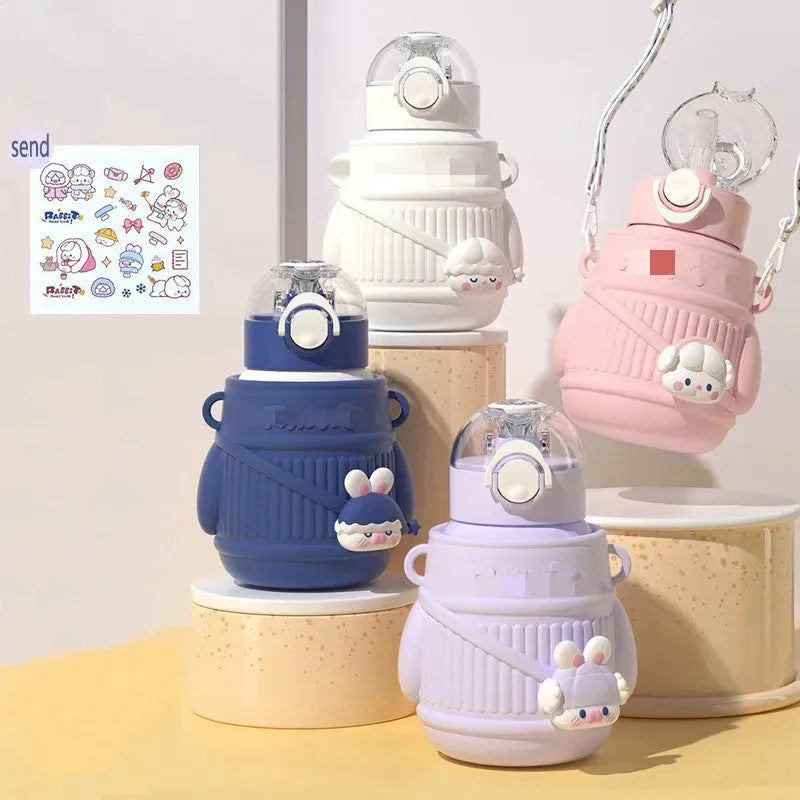 Kids High Stainless Steel Insulating Cup Cartoon - Bellarte Enchanté Kids High Stainless Steel Insulating Cup Cartoon