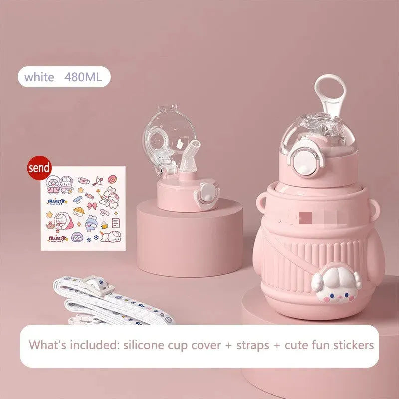 Kids High Stainless Steel Insulating Cup Cartoon - Bellarte Enchanté Kids High Stainless Steel Insulating Cup Cartoon