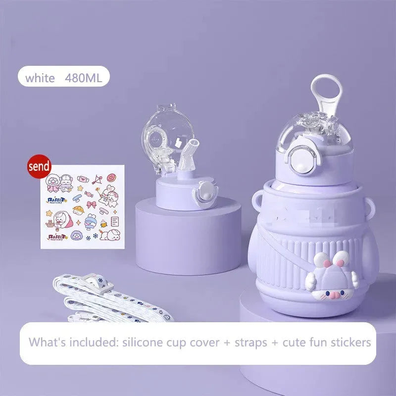 Kids High Stainless Steel Insulating Cup Cartoon - Bellarte Enchanté Kids High Stainless Steel Insulating Cup Cartoon