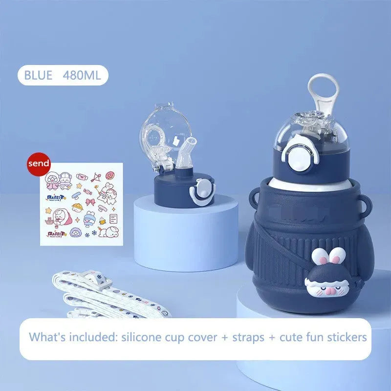 Kids High Stainless Steel Insulating Cup Cartoon - Bellarte Enchanté Kids High Stainless Steel Insulating Cup Cartoon