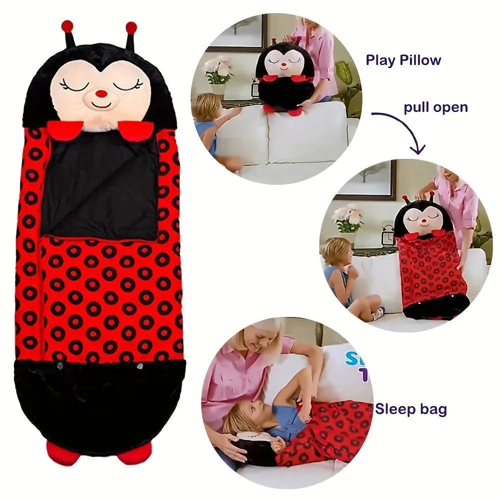 Kids Sleeping Pillow Bag, Soft Sleepy Sack For Kids - Bellarte Enchanté Kids Sleeping Pillow Bag, Soft Sleepy Sack For Kids
