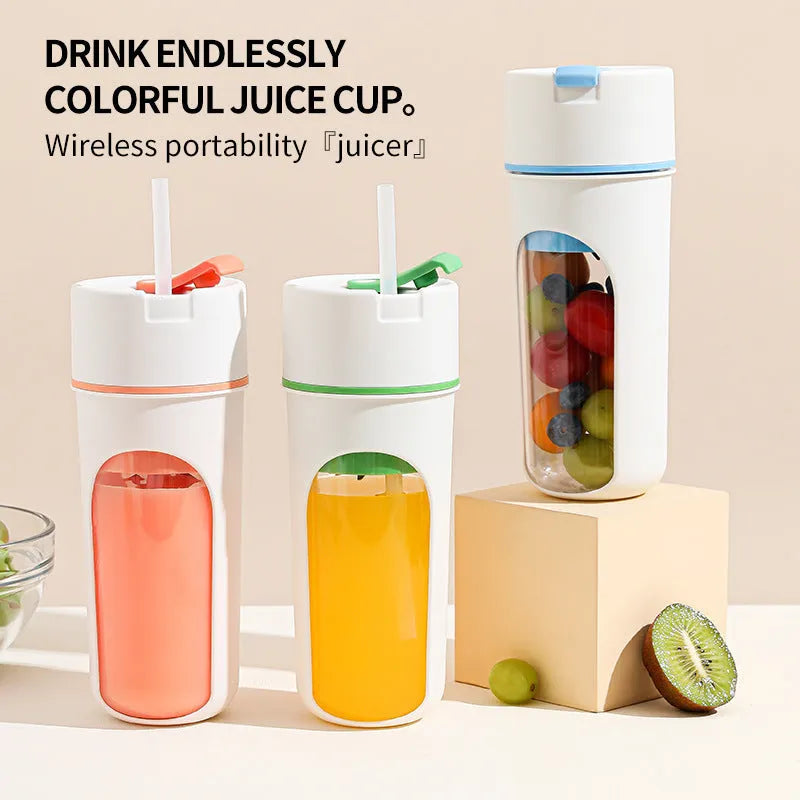 Kitchen Electric Juicer USB Charging Wireless Juices Blender Fruit Orange Mixer Squeezer Machine Ice Crush Cup Food Processor - Bellarte Enchanté Kitchen Electric Juicer USB Charging Wireless Juices Blender Fruit Orange Mixer Squeezer Machine Ice Crush Cup Food Processor