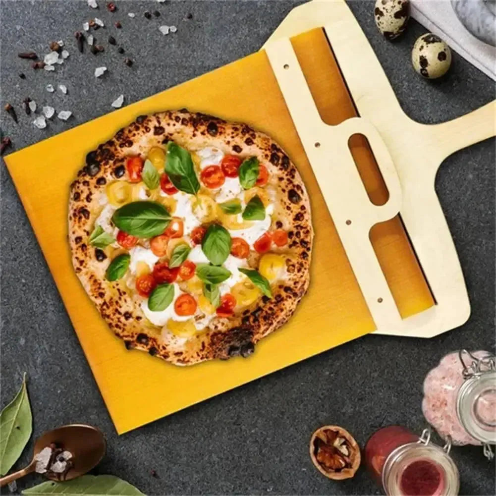 Kitchen Gadgets Sliding Pizza Shovel Non Stick Pizza Smooth Cutting Board Storage Transfer Board Kitchen Baking Tool - Bellarte Enchanté Kitchen Gadgets Sliding Pizza Shovel Non Stick Pizza Smooth Cutting Board Storage Transfer Board Kitchen Baking Tool