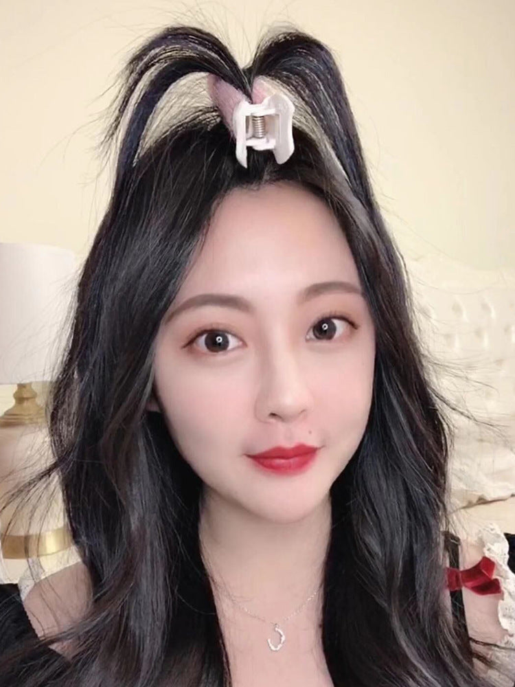 Korean Hair Root Fluffy Clip Little Red Book Recommendation - Bellarte Enchanté Korean Hair Root Fluffy Clip Little Red Book Recommendation