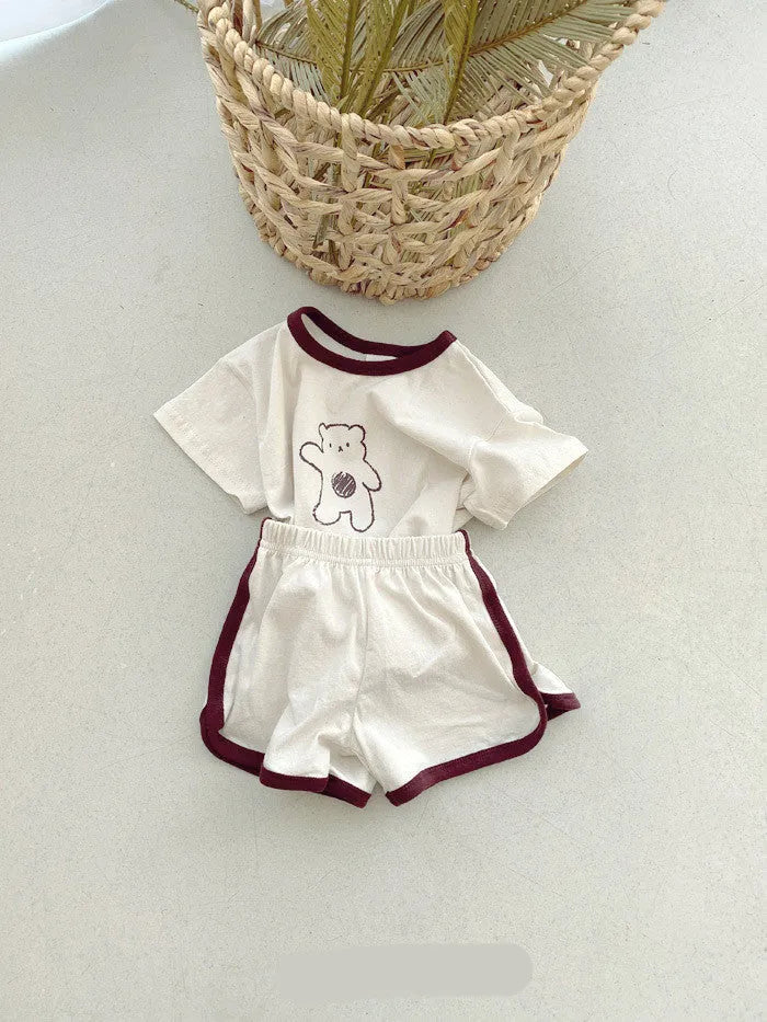 Korean-Inspired Summer Pants Suit for Infants and Children - Bellarte Enchanté Korean-Inspired Summer Pants Suit for Infants and Children