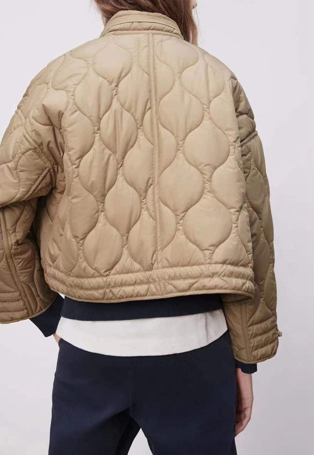 Ladies Warm Short Solid Tricolor Jacket - Bellarte Enchanté Ladies Warm Short Solid Tricolor Jacket