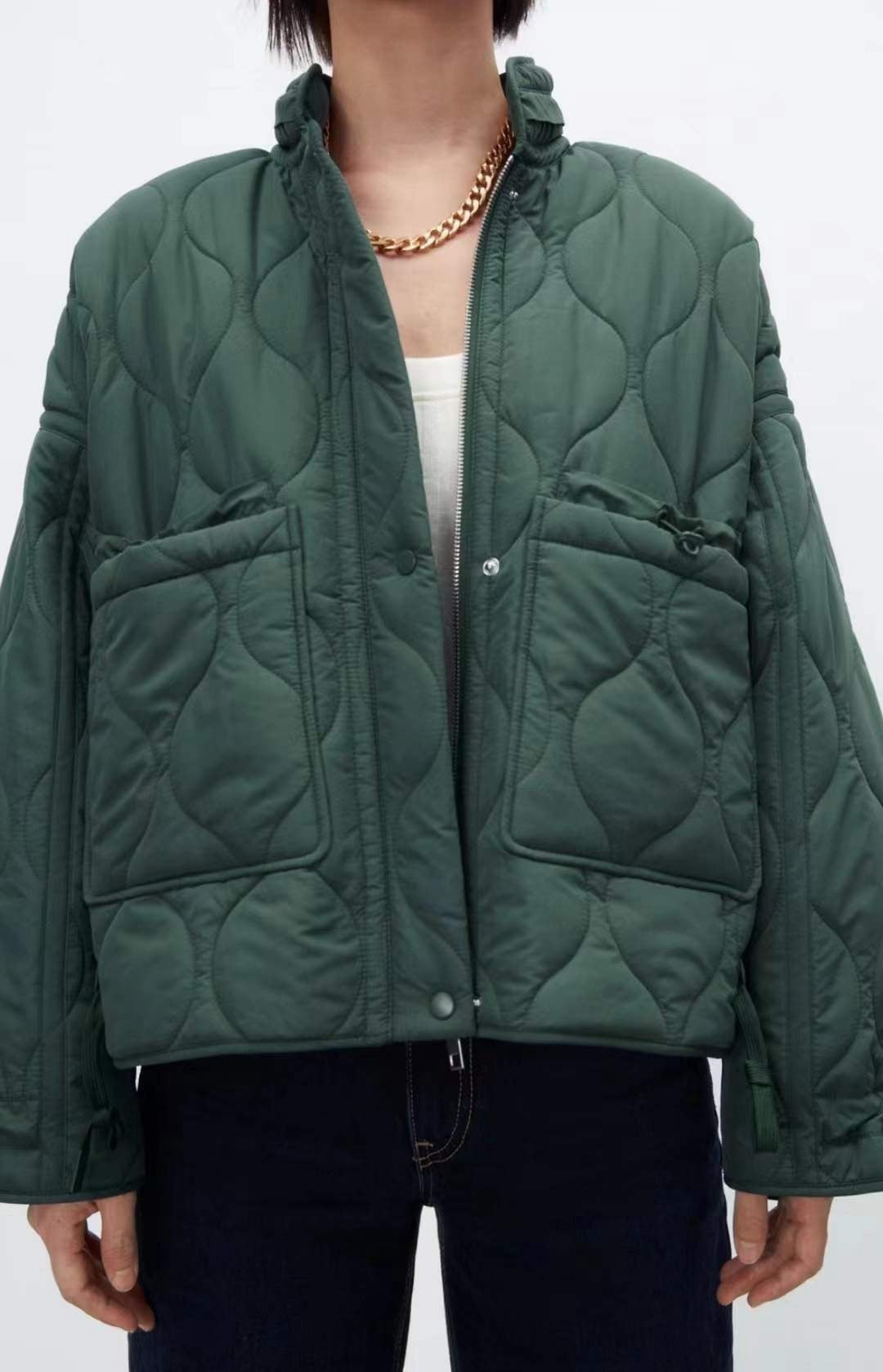 Ladies Warm Short Solid Tricolor Jacket - Bellarte Enchanté Ladies Warm Short Solid Tricolor Jacket