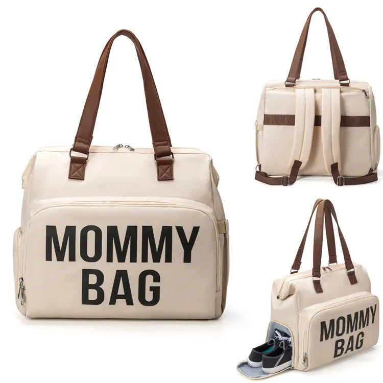 Large Capacity Multifunctional Crossbody Insulated Mummy Bag Backpack - Bellarte Enchanté Large Capacity Multifunctional Crossbody Insulated Mummy Bag Backpack