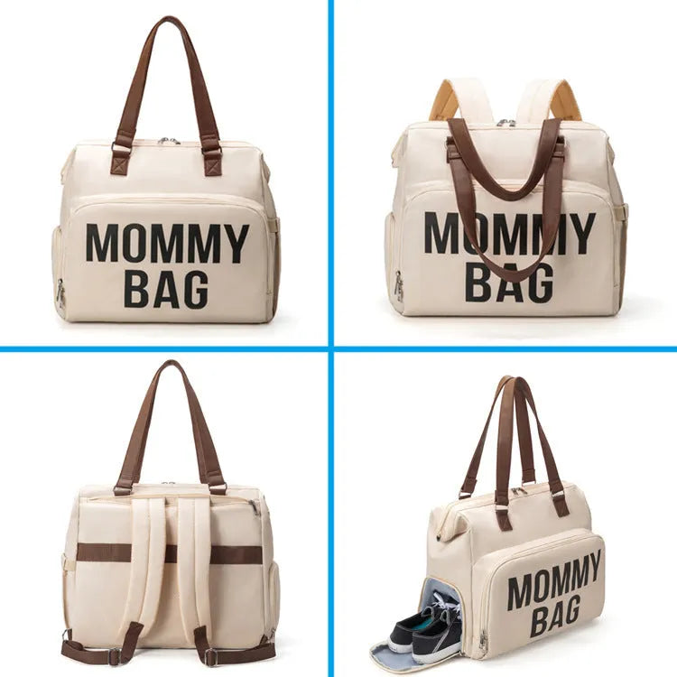 Large Capacity Multifunctional Crossbody Insulated Mummy Bag Backpack - Bellarte Enchanté Large Capacity Multifunctional Crossbody Insulated Mummy Bag Backpack