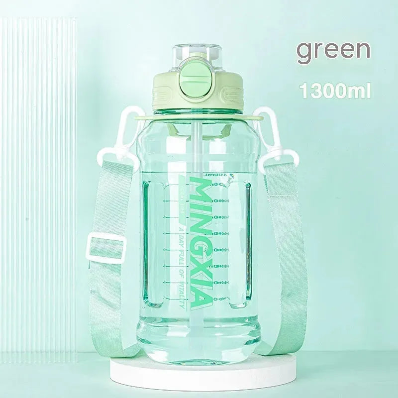 Large Capacity Plastic Water Cup Portable Outdoor Sports - Bellarte Enchanté Large Capacity Plastic Water Cup Portable Outdoor Sports